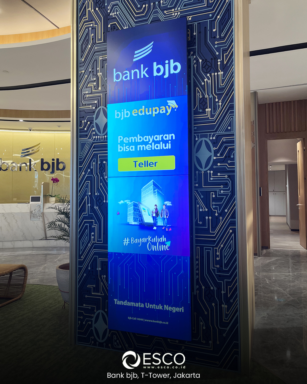 Digital Signage Solutions bank bjb t tower jakarta 1.webp